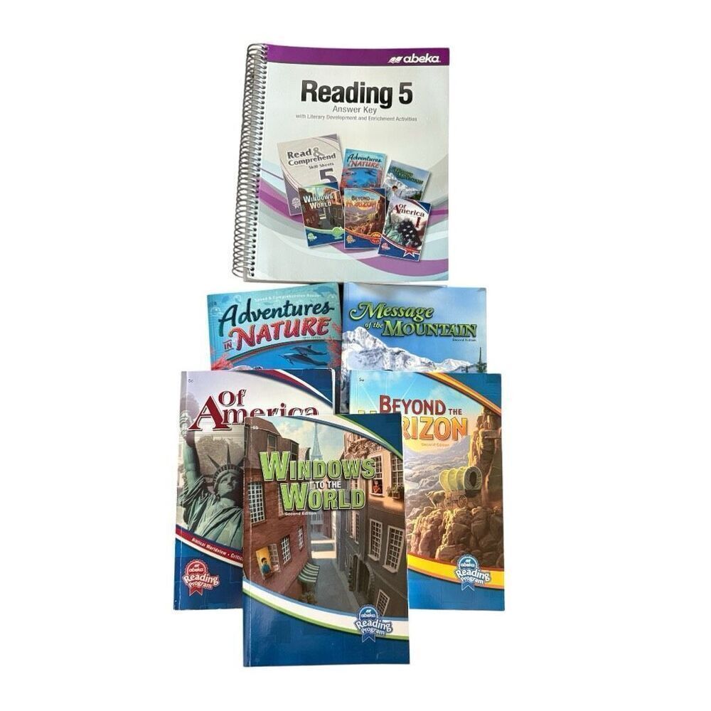 Abeka Grade 5 5th Grade Homeschool Reading Books & Curriculum Guide